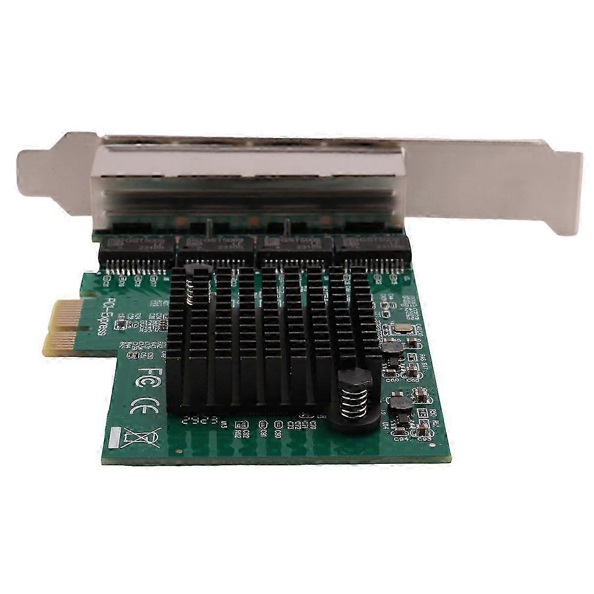 4 Port Gigabit PCIe Network Card with Realtek Chip, RJ45 LAN Adapter for Server/Desktop PC