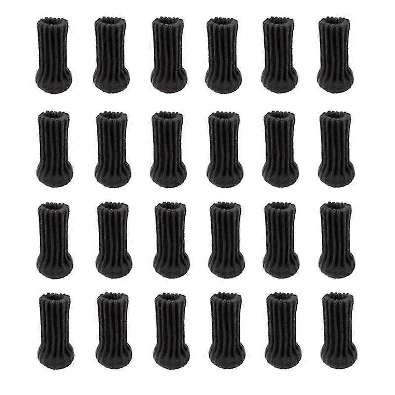 24pcs Chair Leg Socks High Elastic Furniture Leg Covers with Thick Pads
