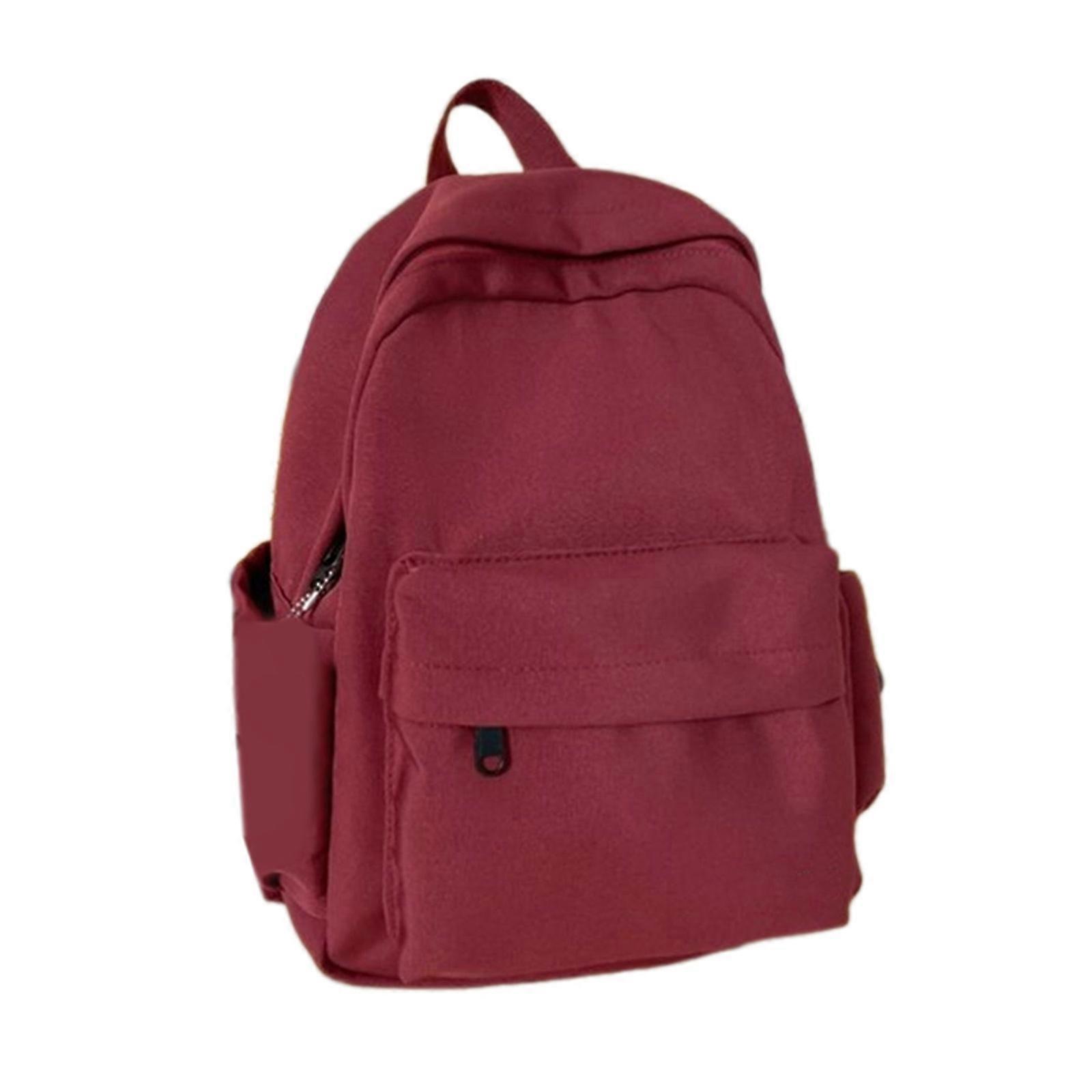 Trendy and Functional Commuting Backpack School Bag Travel Daypack for Students and Professionals Burgundy