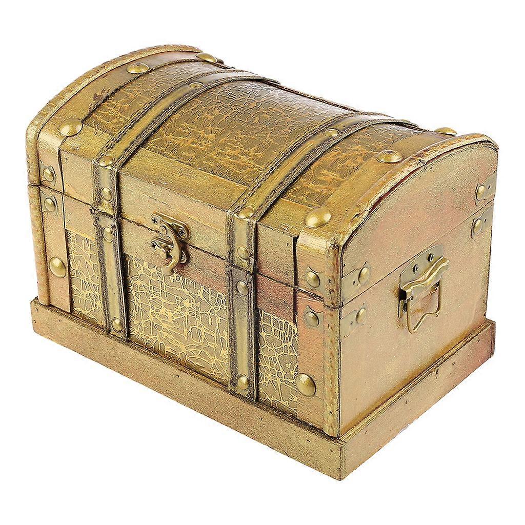 Practical Desktop Box Treasure Chests for Home Dorm Office Creative Storage Case for Home Dorm Storage Organizers Multicolor