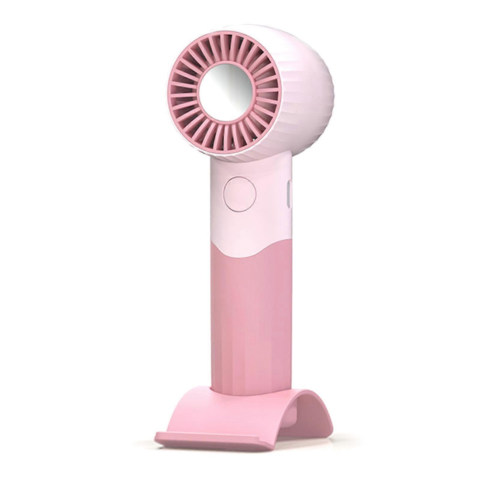 Portable Handheld Fan USB Rechargeable Powerful Wind Desktop Fan
