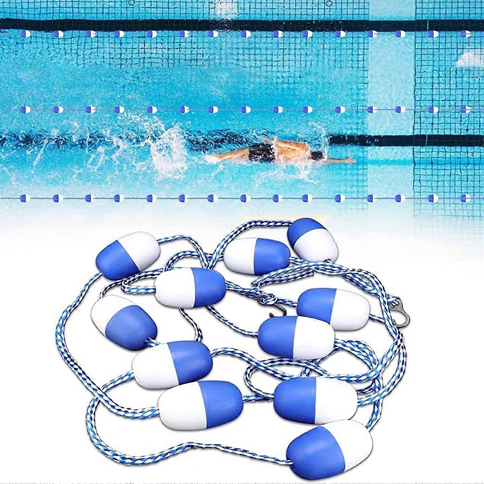 Pool Rope Floats to Divide Pool, PreAssembled Floating Safety Divider Rope & Buoy Kit