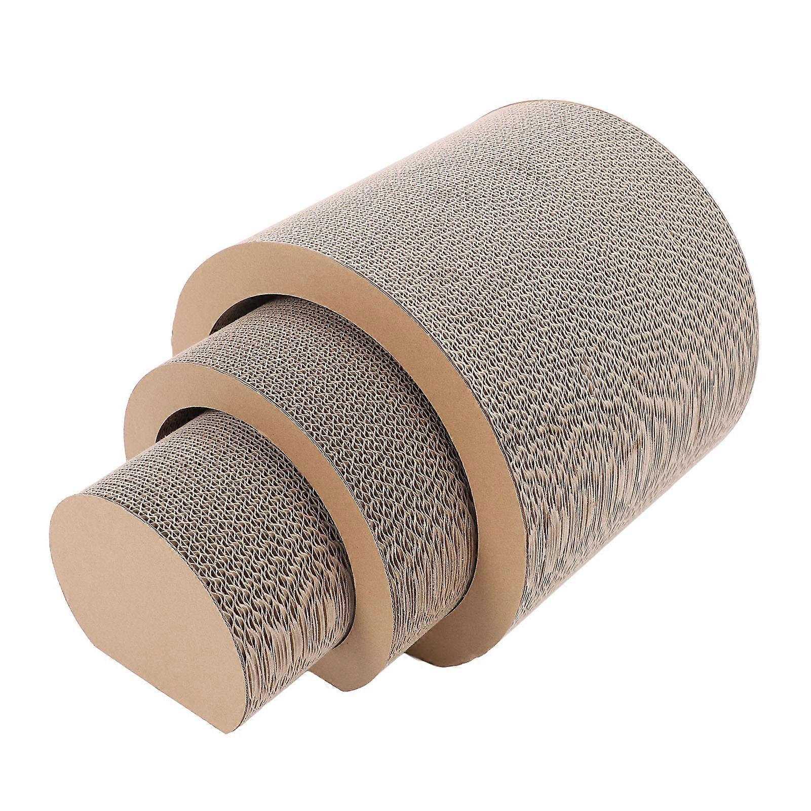 3 i 1 katt skrapa kartong wellpapp multifunktions katt katt tunnel klösplatta för kitty lekövning 