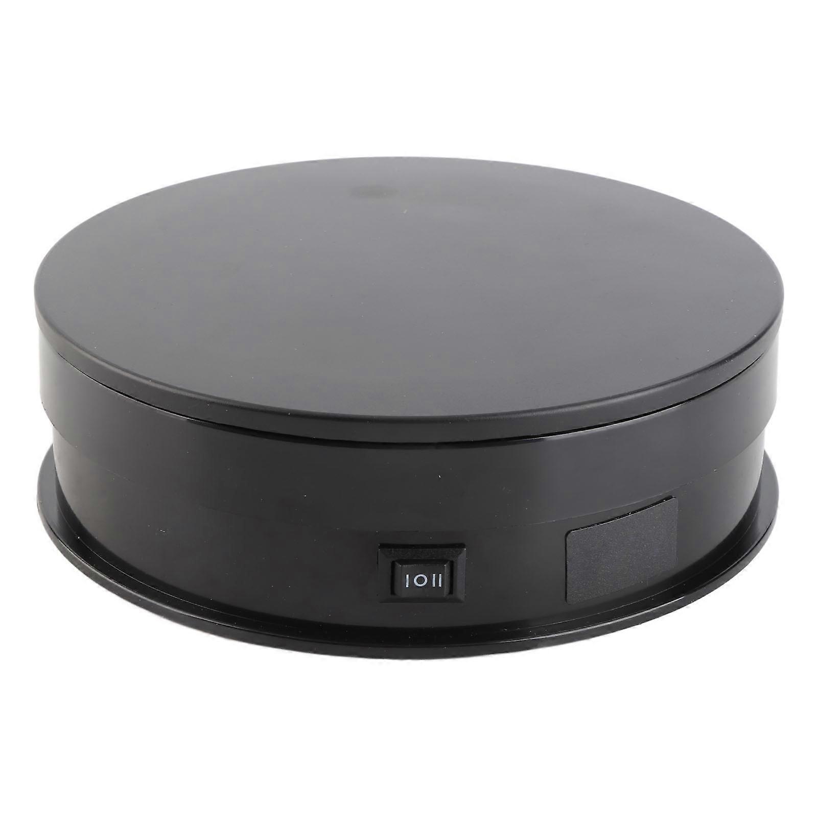 Still Turntable 15cm Remote Control Speed Electric Rotating Turntable Display Stand Photography Video Shooting Props Black 