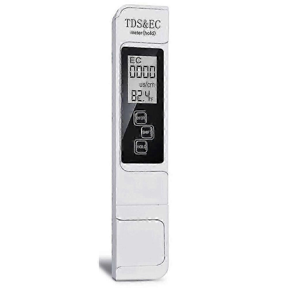 Digital Water Quality Tester with 0-9999 PPM Measurement Range for Water Purity and Temperature