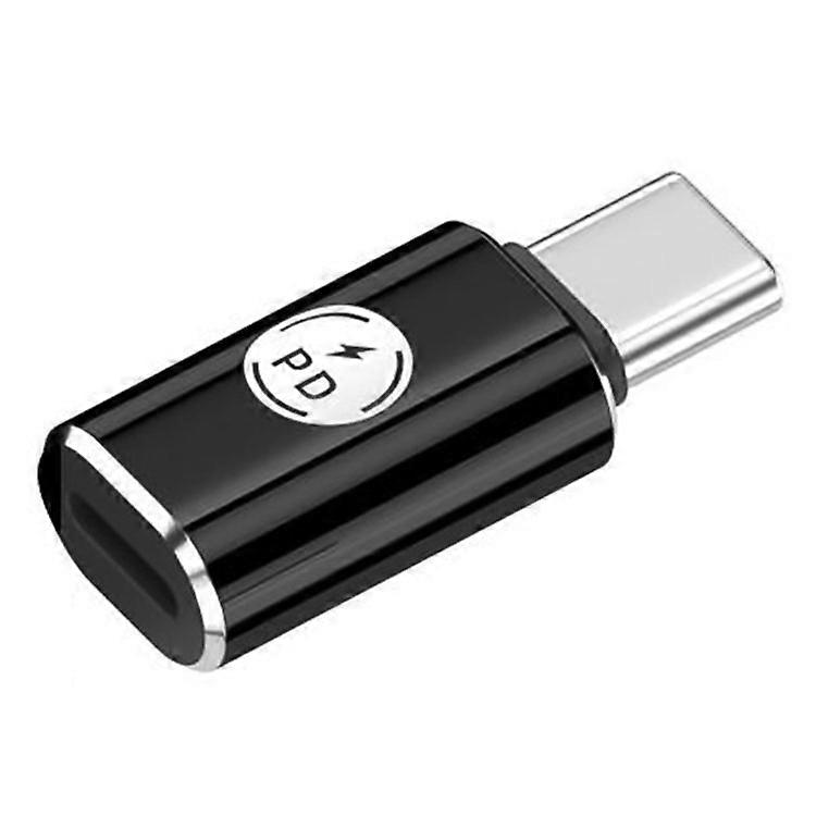 PD 27W Type-C Male to iP iOS Female Fast Data Transmission Adapter Compatible For iPhone, iPad, MacBook
