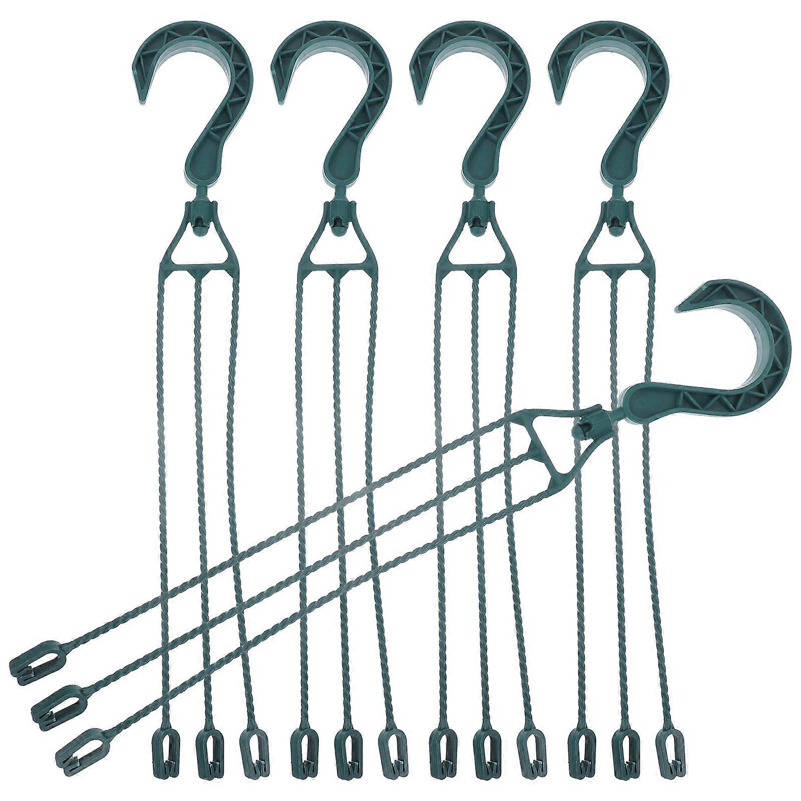 Plastic Hanging Hooks for Plants, Multi-purpose Design for Home and Workplace