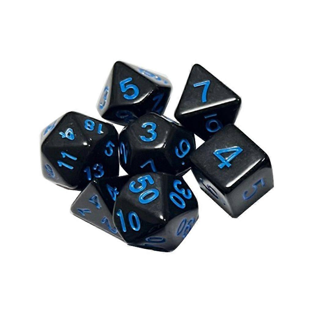 DND-Dice Set 7-Die Polyhedral RPG-Dice Set with Sharp-Edges for Galaxy-Series