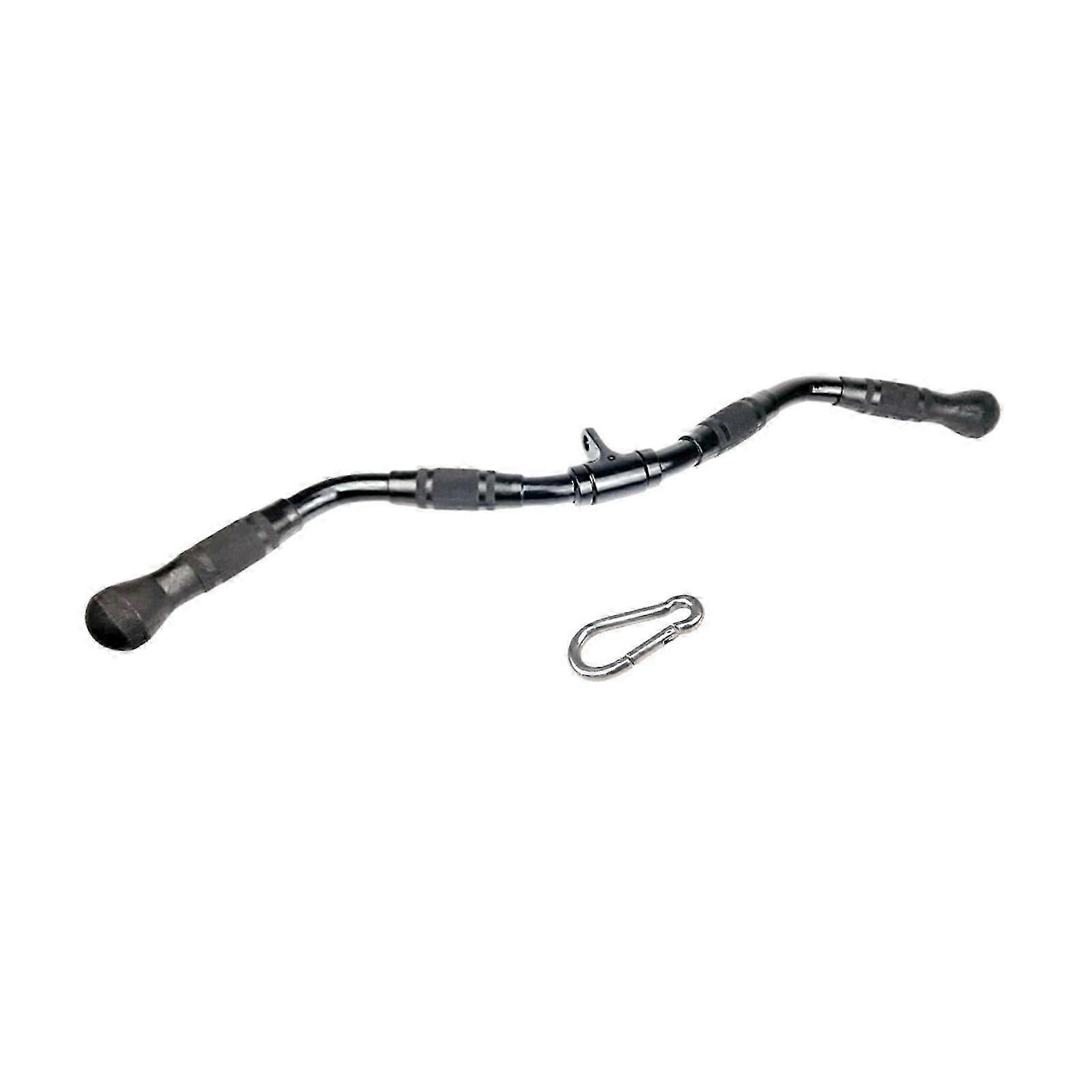 Lat Pull Down Bar Steel Triceps Practical Accessory Sturdy Fitness With Hook