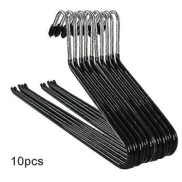 10/20pcs Non-slip Metal Shirt Trouser Hook Hanger Coat Hanger Clothes Rack Open Ended Pant Easy Slide Wardrobe Organizer for Various Clothin