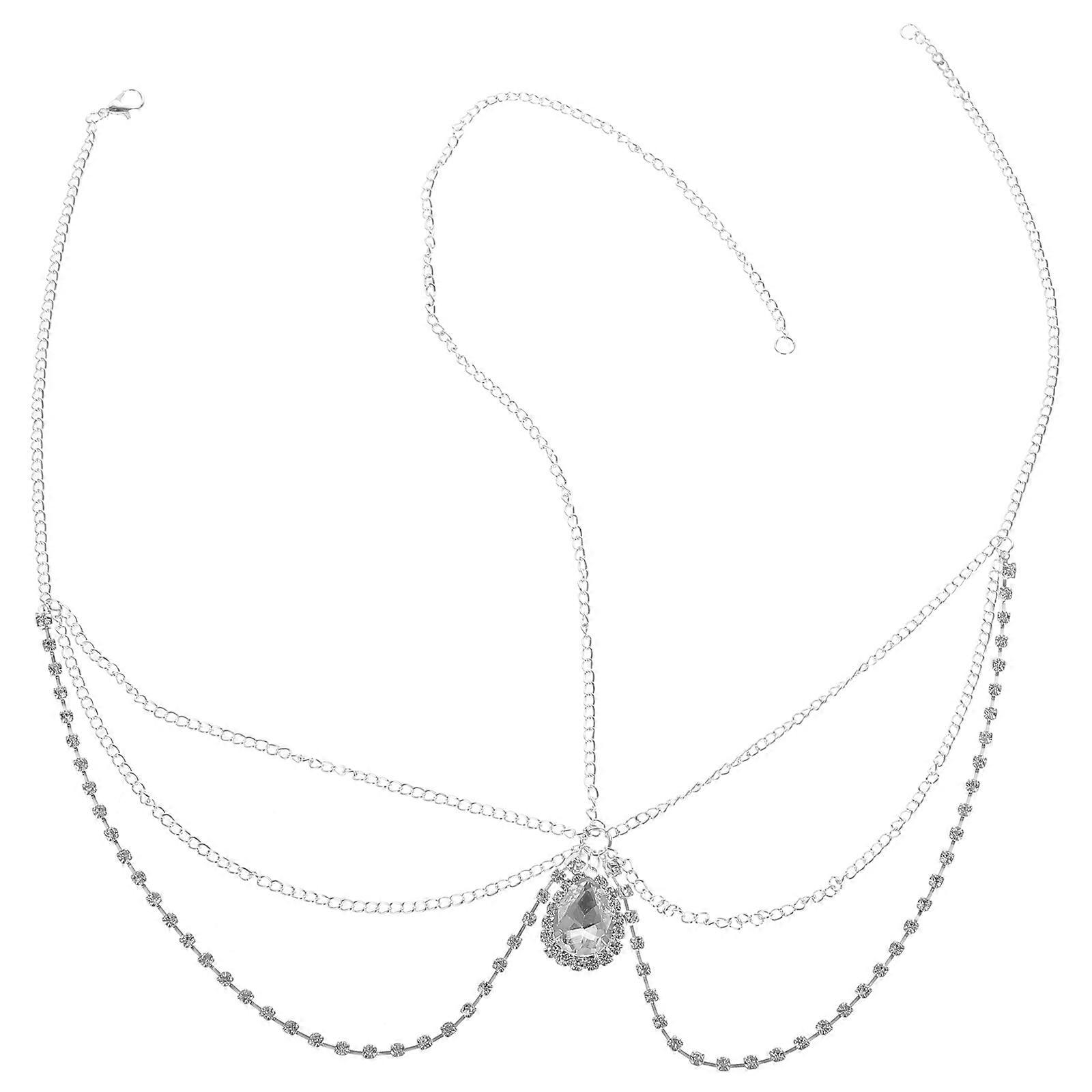 Delicate Bridal Headpiece, Rhinestone Chain for Memorable Occasions