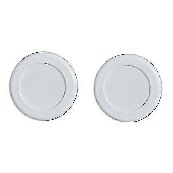 2Pcs Magnetic Remote Holder Wall Mount for TV AC Controller Storage White