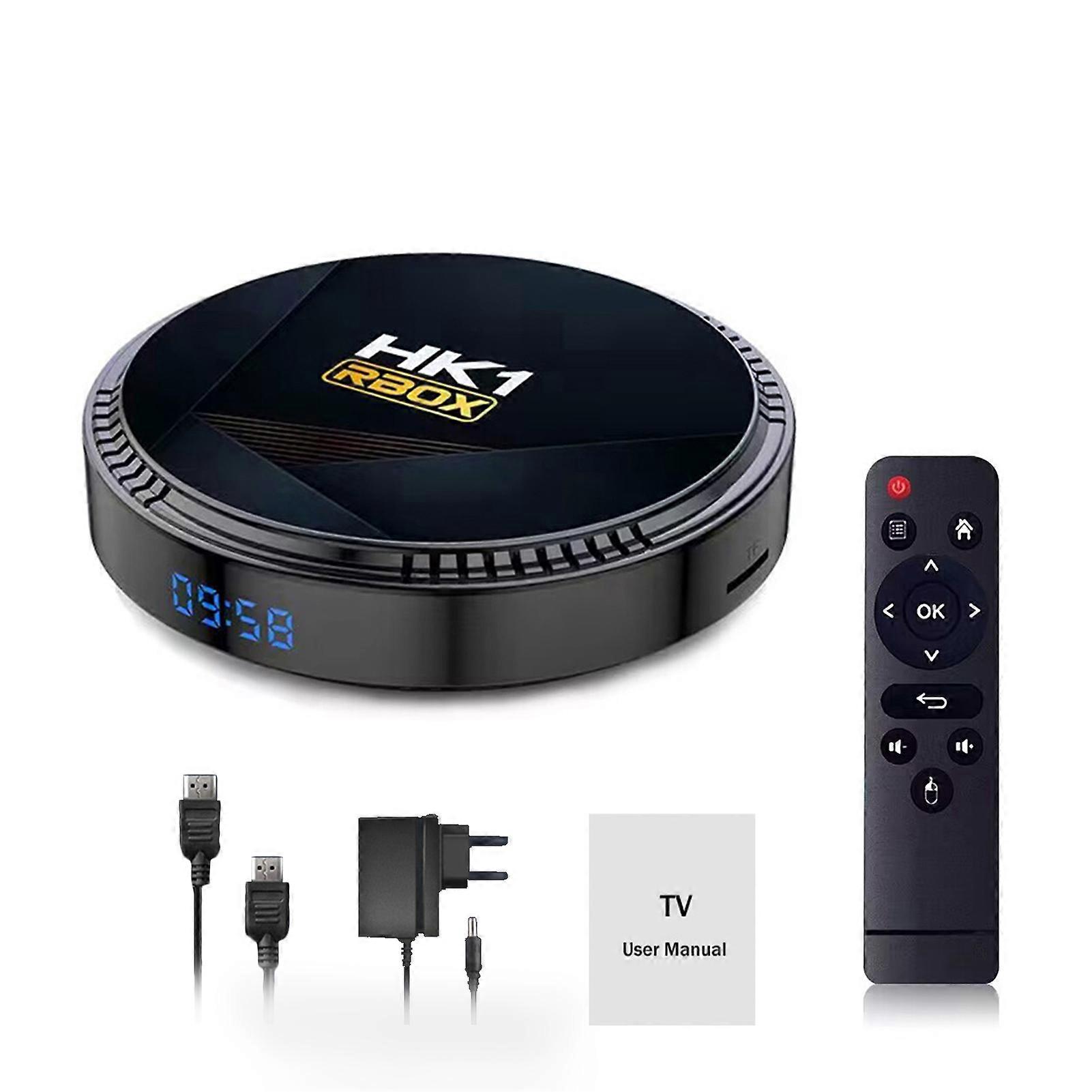 HK1 RBOX-H8 Android 12.0 TV Box, Allwinner H618, 6K Decoding, WiFi6, BT5.0, 4K Output