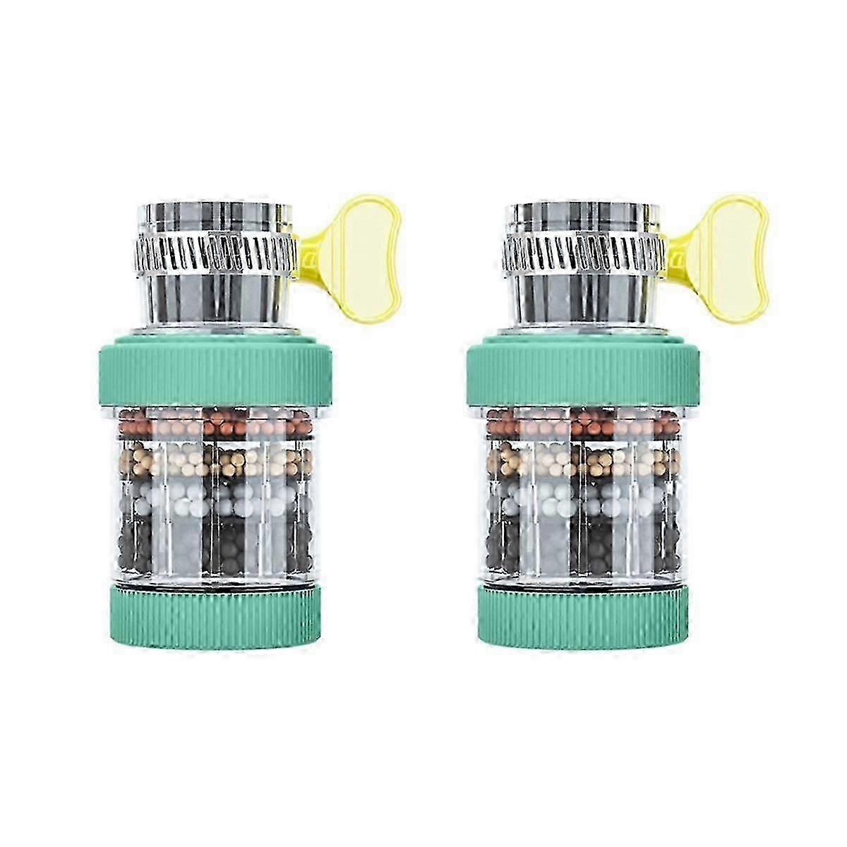 2025 6-Layer Universal Faucet Filter, Splashproof & Water-Saving, Easy Install, 360 Rotatable Kitchen T