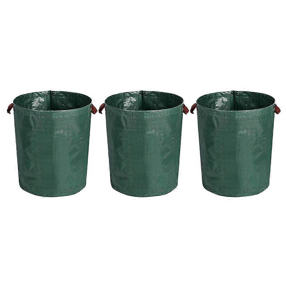 Household Trash Bags for Storage Made of Strong PP Material Assorted Color Large Capacity 3Pcs