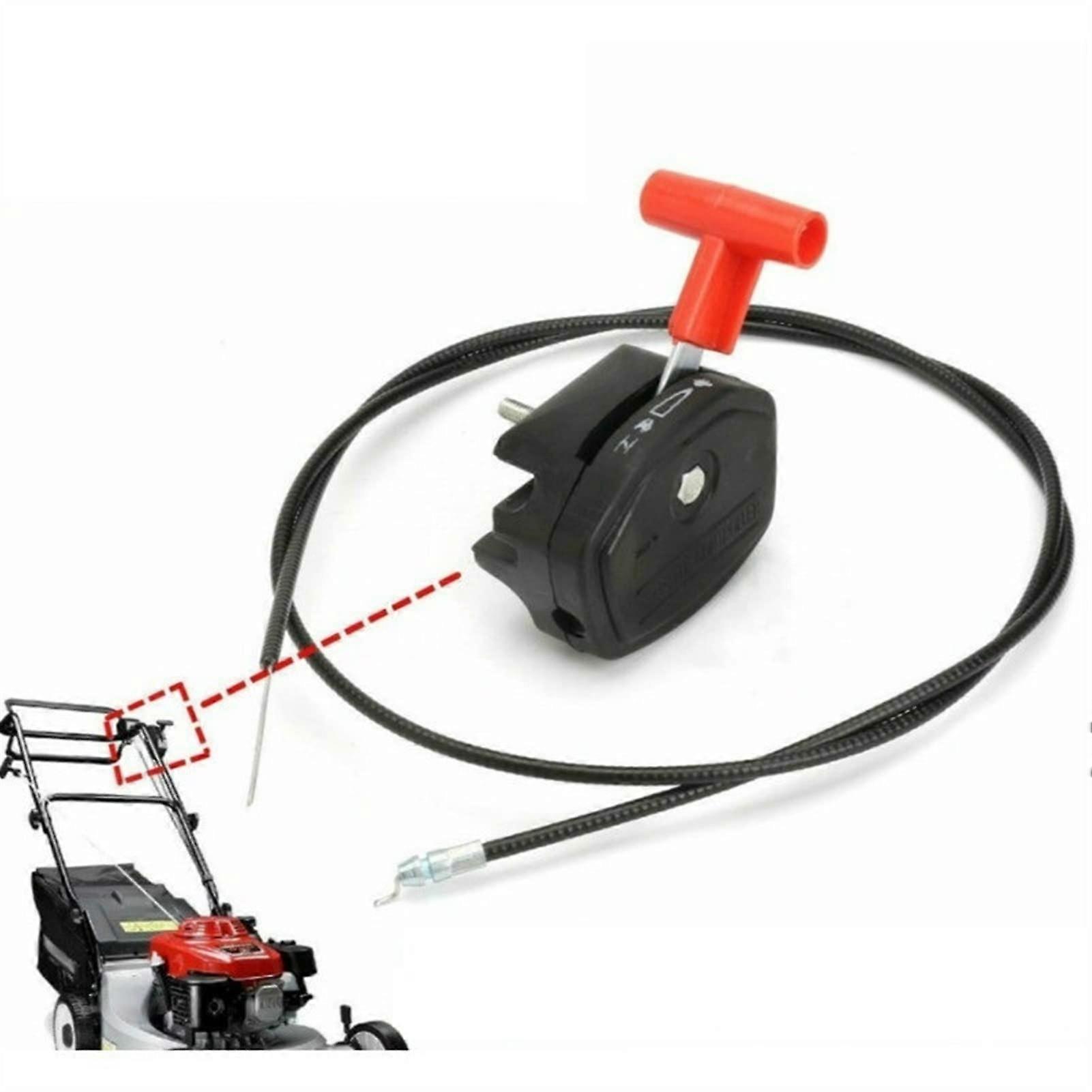 Gas cable Universal 56 Inch lawn mower Gas cable switch lever control handle kit lawn mower Gas handle switch for lawn mower