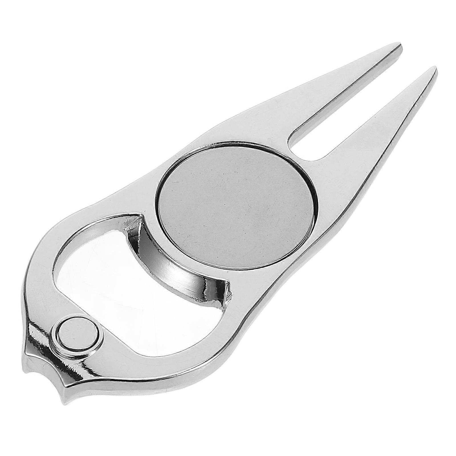 Portable Golfs Fork Divot Repair Tools Practical Design Zinc Alloy For Grass Maintenance 1Set