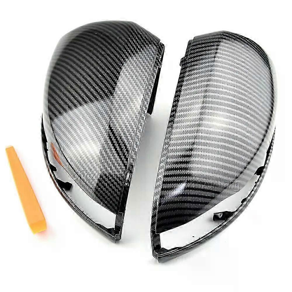 Suitable for Mercedes Benz C GLC S E Class W205 X253 W222 W213 W238 Replacement carbon Black Side Rearview Mirror Cover Caps Shell LHD