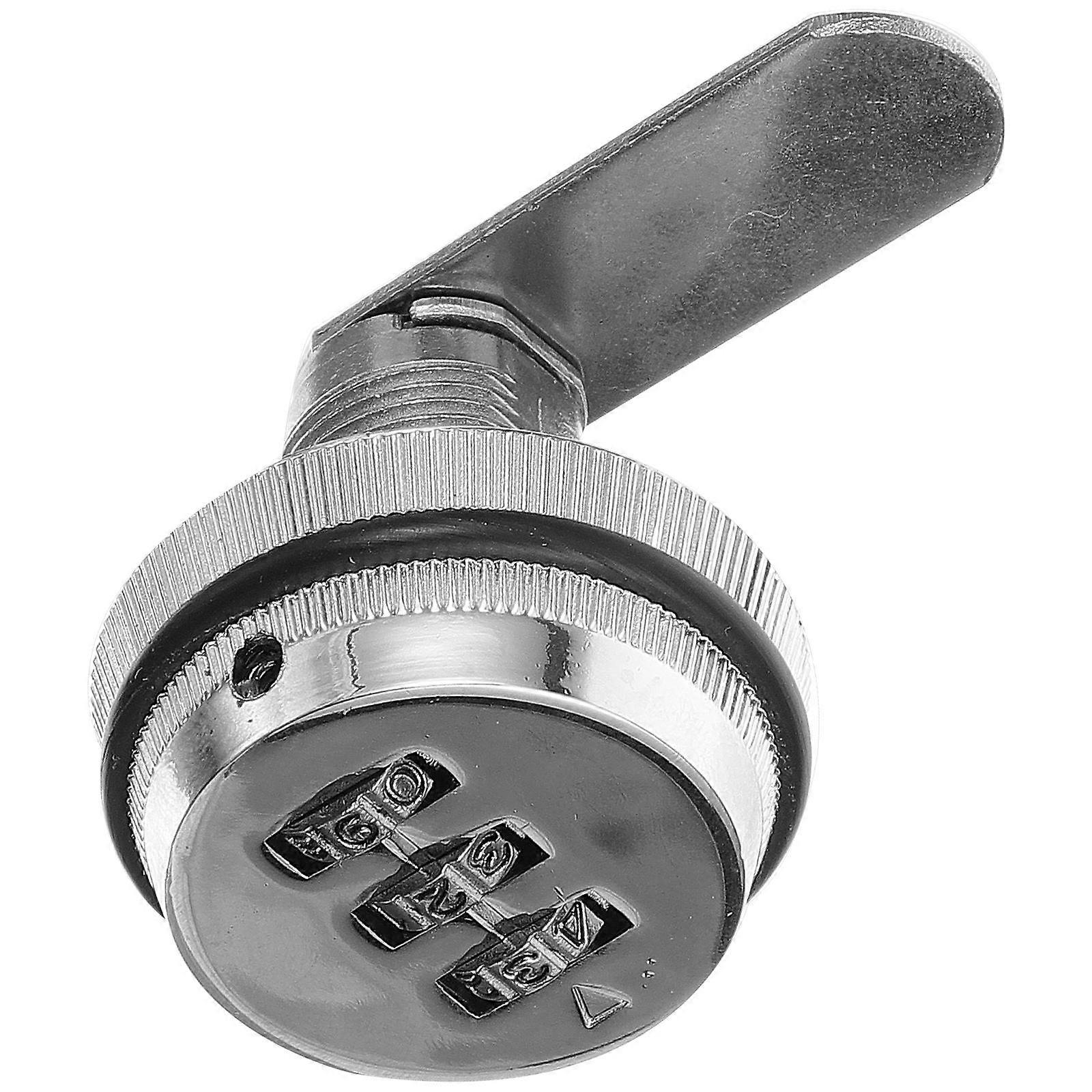 Cabinet Lock Coded Combination Password Lock For File Cabinet Zinc Alloy Rectangular Security Locking 1Set