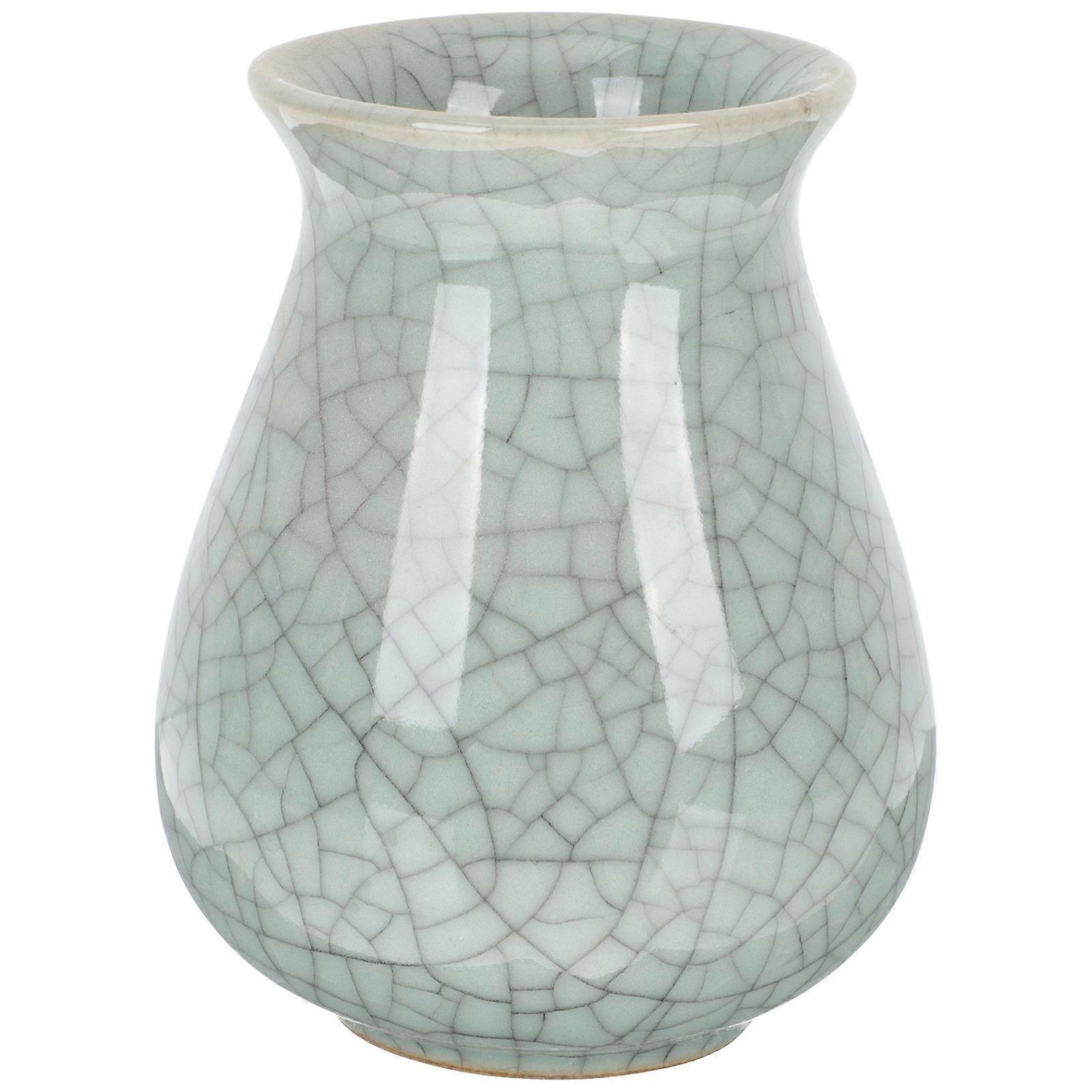 Multi-Functional Pen Holder Ceramic Organizer For School Stationery Storage 9.5x8cm 1Set