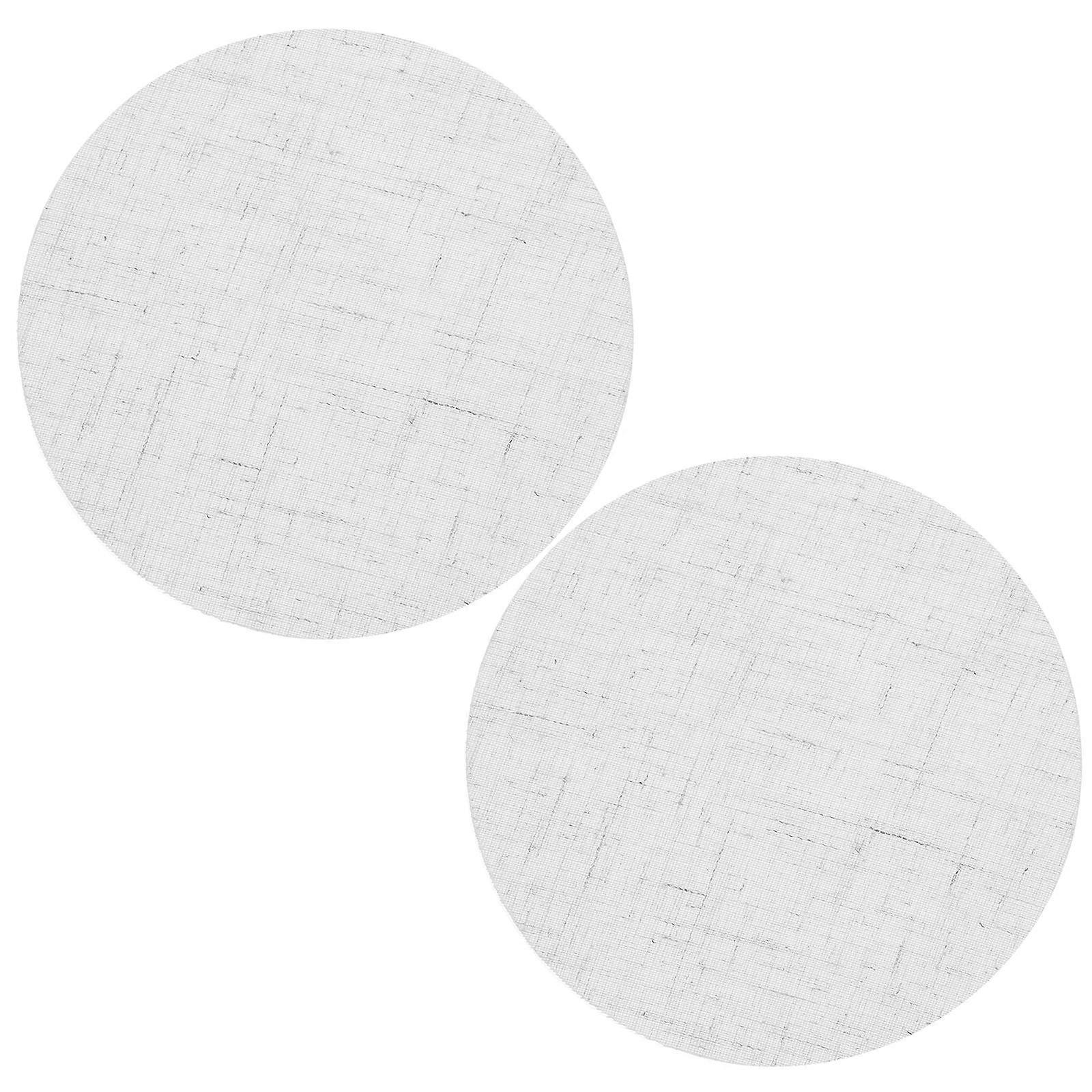 Simple Elegant Ceiling Lampshade Dazzling-Proof Chandelier Cover Round For Diy Projects 2Pcs