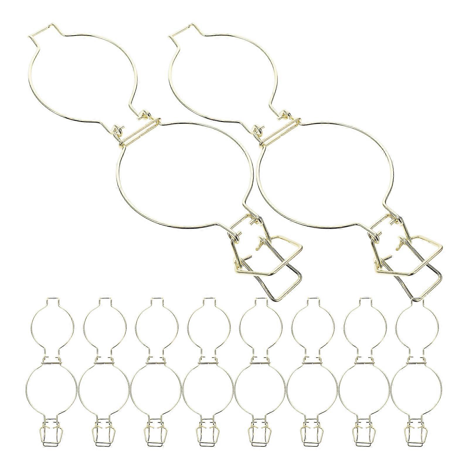 10pcs Jar Wire Clamp Lids with Airtight Spring Seal Clips for Glass Storage Jars – Elegant and User Friendly Design for Easy Food Preservation