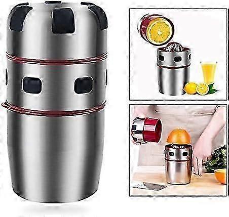 Rustfritt stål Manuell juicer og sitron Squeezer