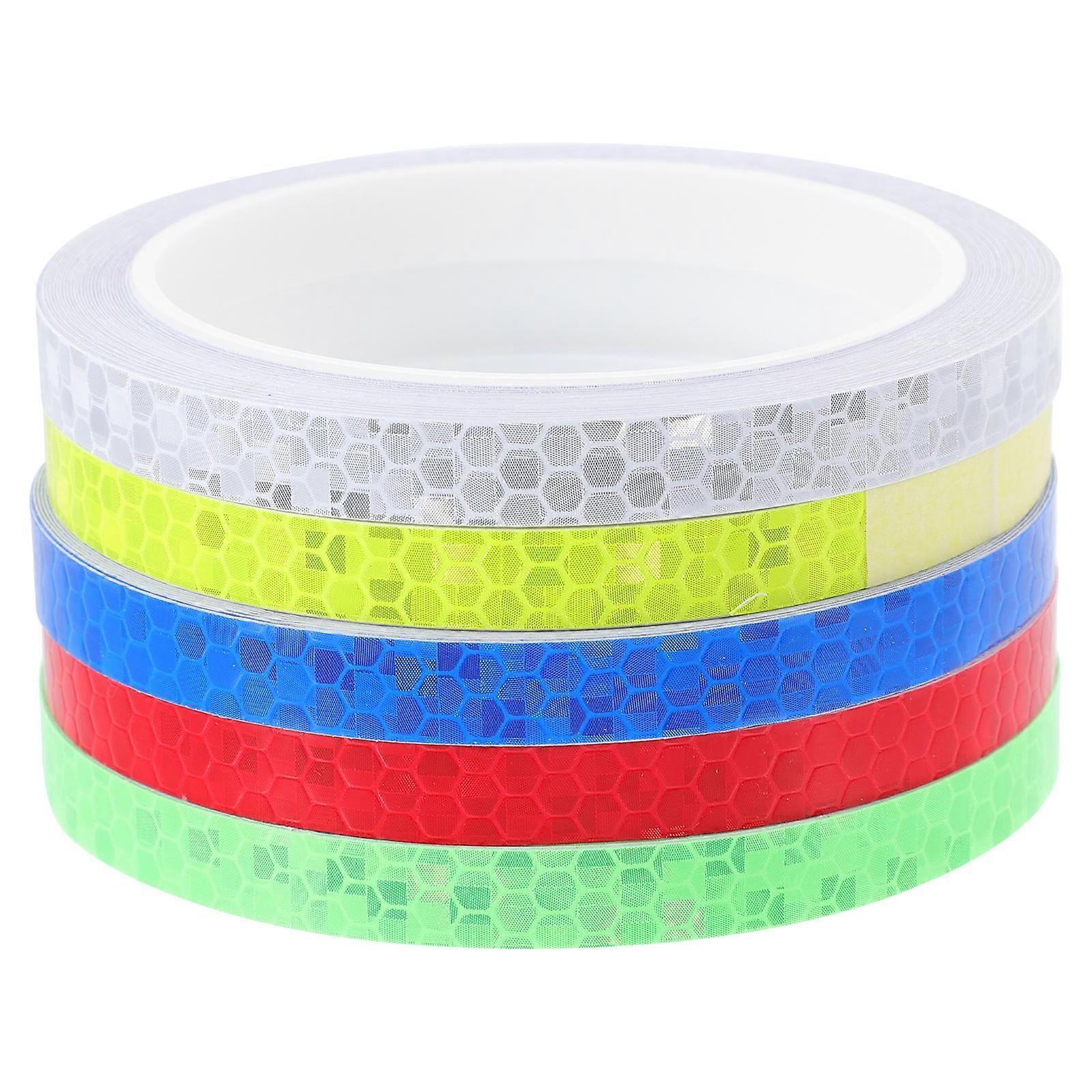 Warning Reflective Sticker Reflective Tape for Vehicles Enhances Visibility Low-light Conditions Rolls