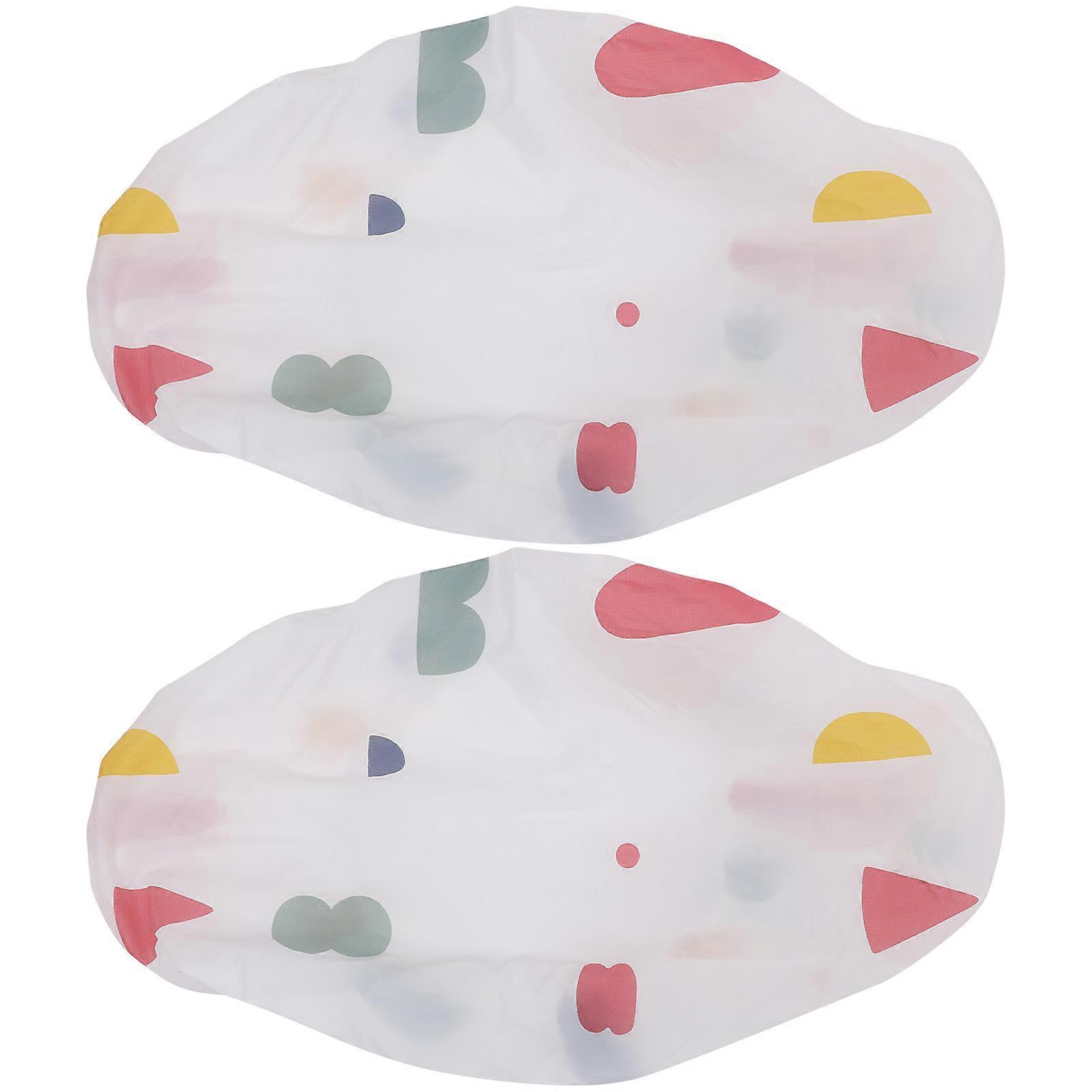 Luftkonditionering Dammskydd Set 2st PEVA Skyddsöverdrag för inomhusenheter med elegant geometrisk design