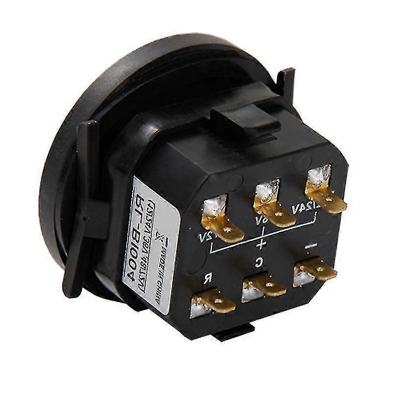 Yuvarlak Pil Göstergesi Ölçer Saat Ölçer 12 / 24v 36v 48v 72v için Tekneler ve Golf Arabaları için Uygun