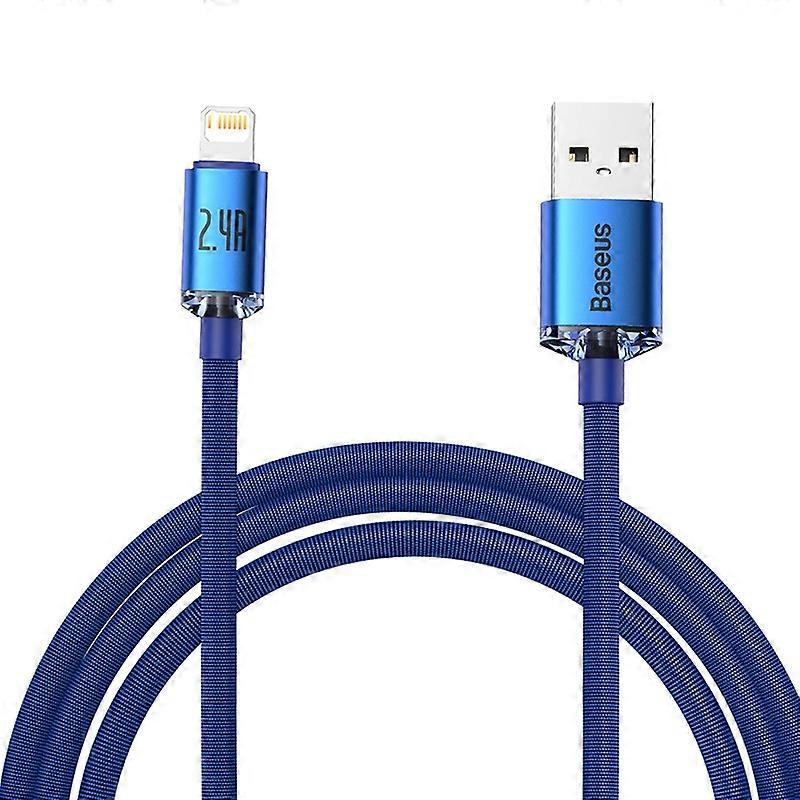 BASEUS Crystal Shine Series 2.4A Fast Charging USB to iP Data Cable 2m