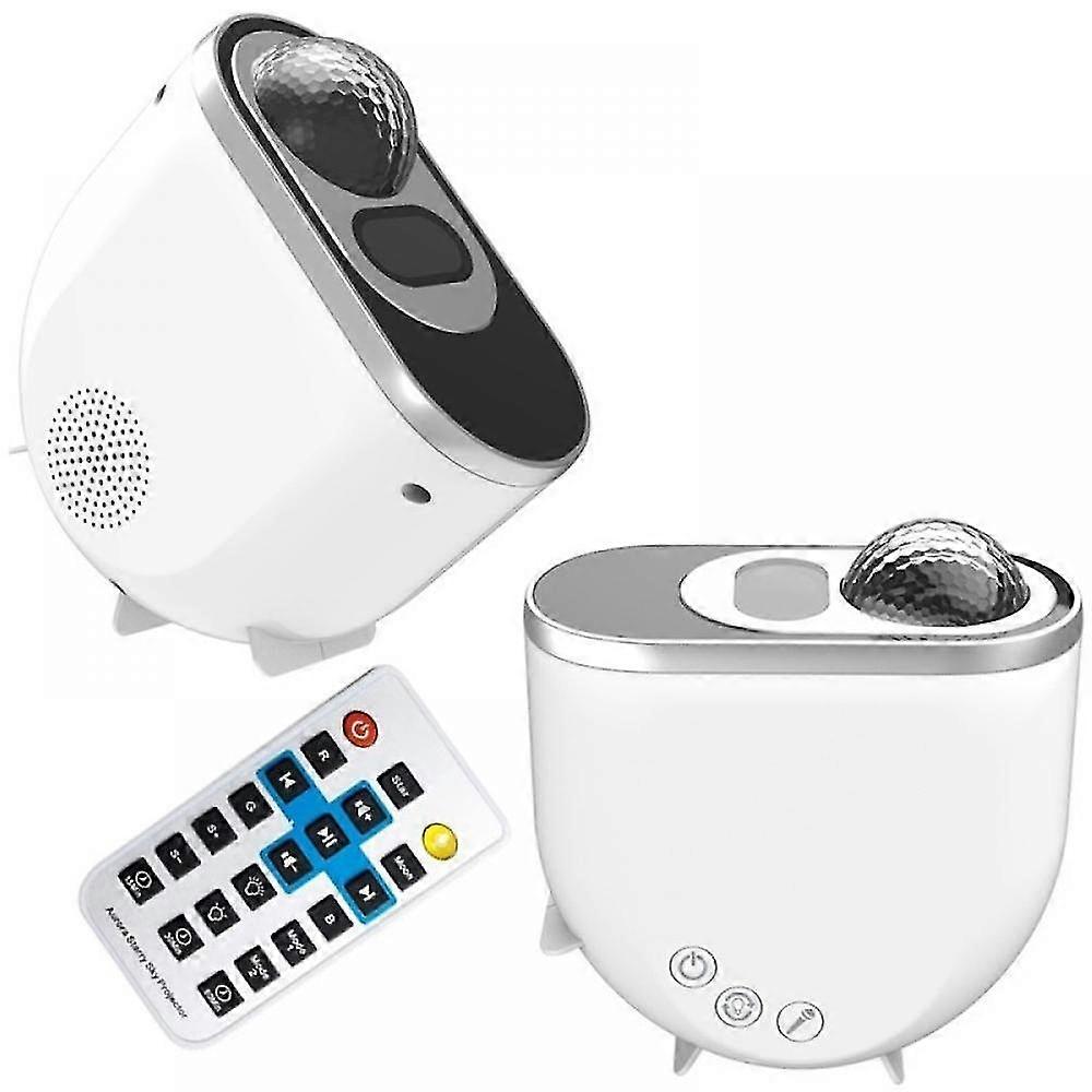 Canvas Night Light Projector, Galaxy Projector with Timer, Remote-Controlled Sky Projector for Home Decor and Ambiance