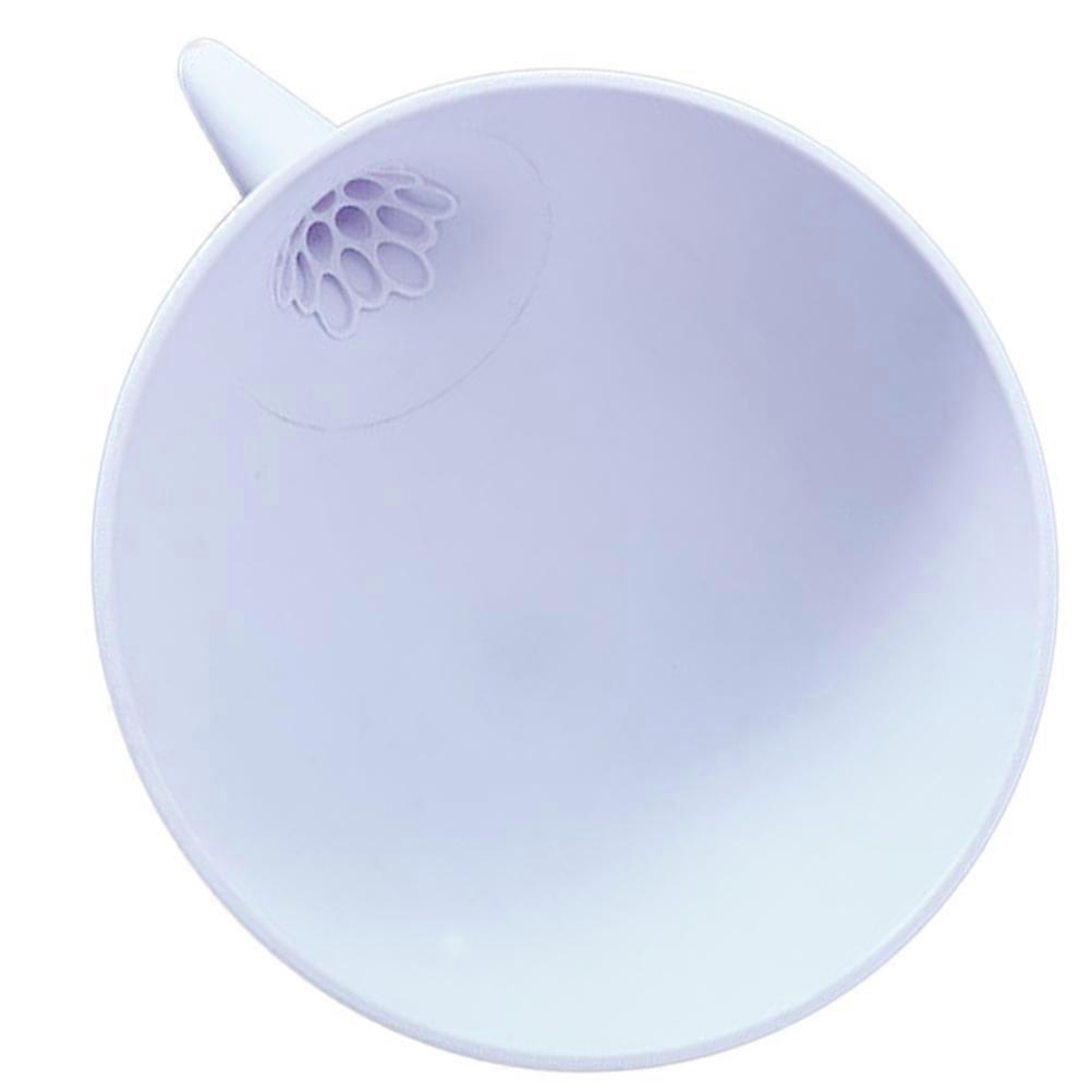 White PC Material Multipurpose Kitchen Storage Bowl for Salad Mixing and Fruit Storage 1pc