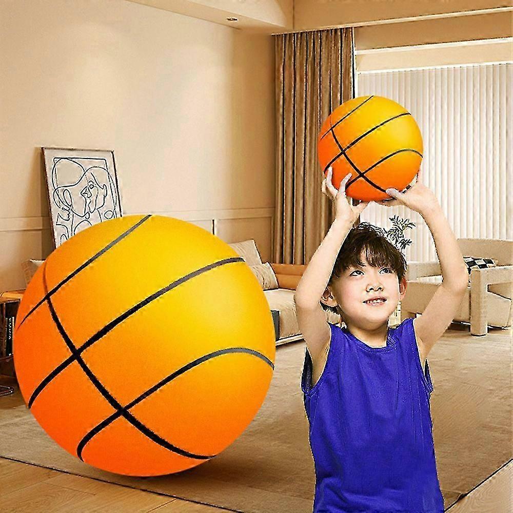 The Handleshh Silent Basketball,Indoor Quiet Training Ball Uncoated High Elastic