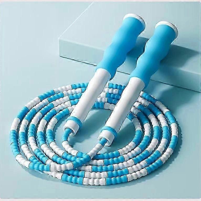 Jump Rope, Soft Beaded Braided Rope Length Adjustable Non-tangled Soft Beaded Skipping Rope