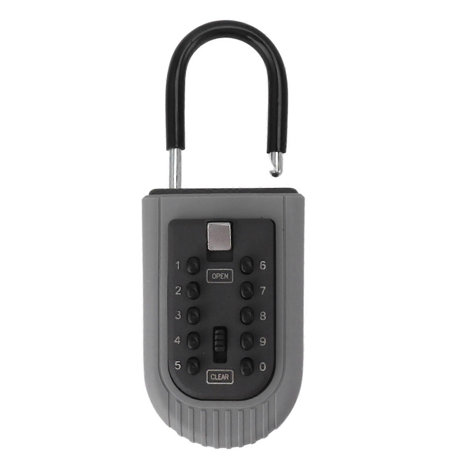 Key Lock Box Code Access Weather Resistant Wall Mount Safety Lock Box Key Lockbox with Hook for Home Car 
