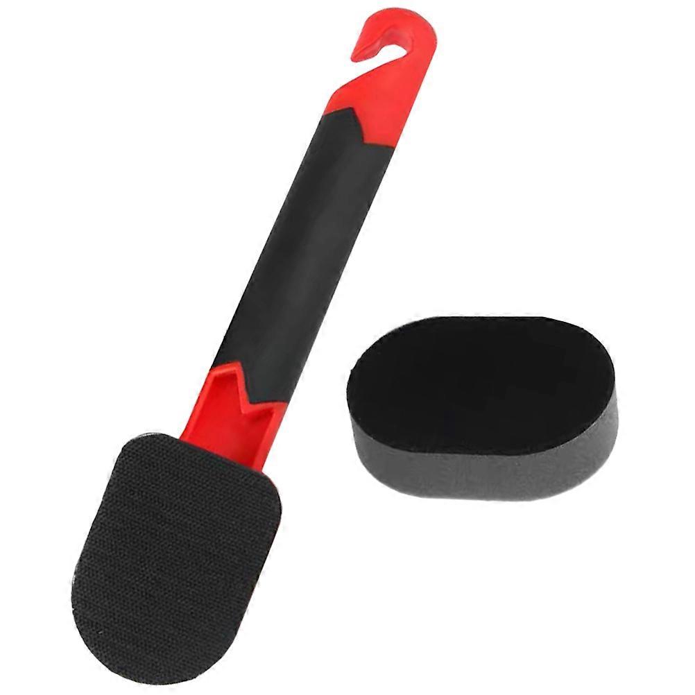 Wheel Hub Brush Car Tire Shine Cleaning Tool Assorted Color 26.50X6.00X3.00CM Shining 1Pcs