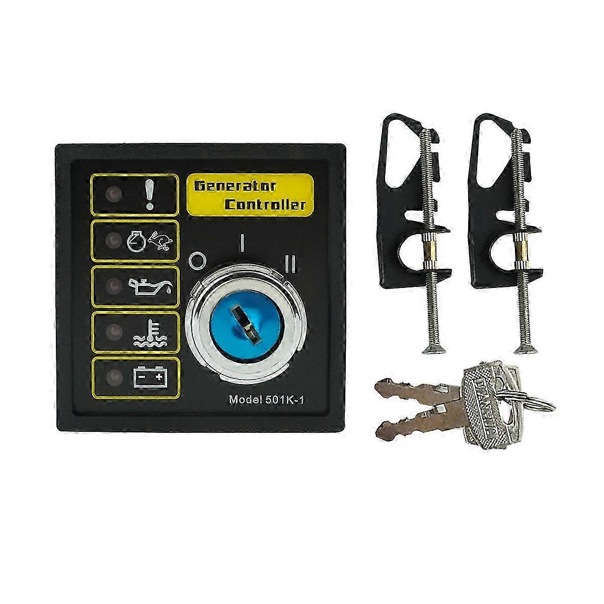 Generator Controller Unit Vervanging Handmatige Key Start Bedieningspaneel Module voor Bepaalde Merk Eng
