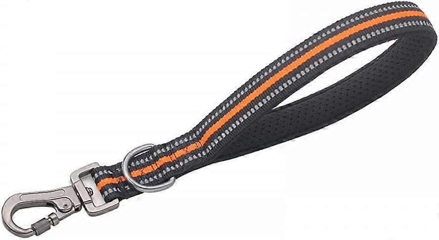Short dog leash, dog leash with heavy duty padded handle