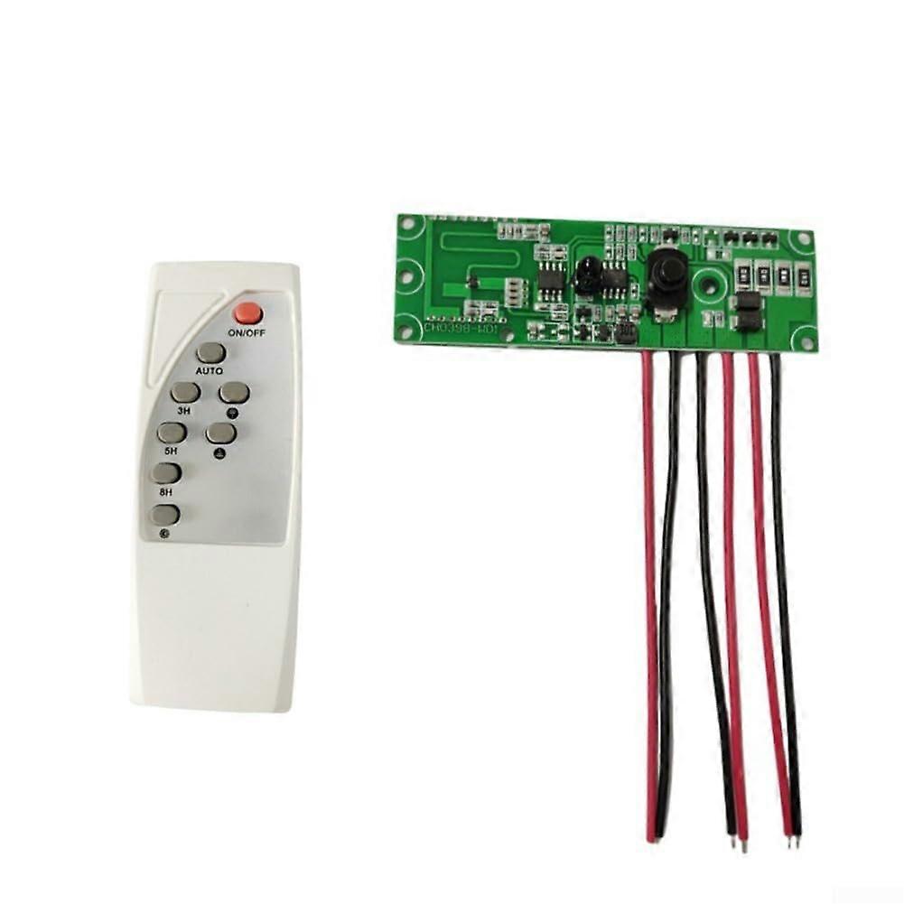 Solar Light Control Panel with Remote Control, 3.2V/3.7V, Microwave Sensor, Pre-Soldered Circuit Board, 5-10m Range