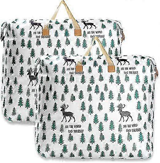 2-piece foldable clothes storage bag, clothes storage bag, foldable, moisture-proof and dust-proof