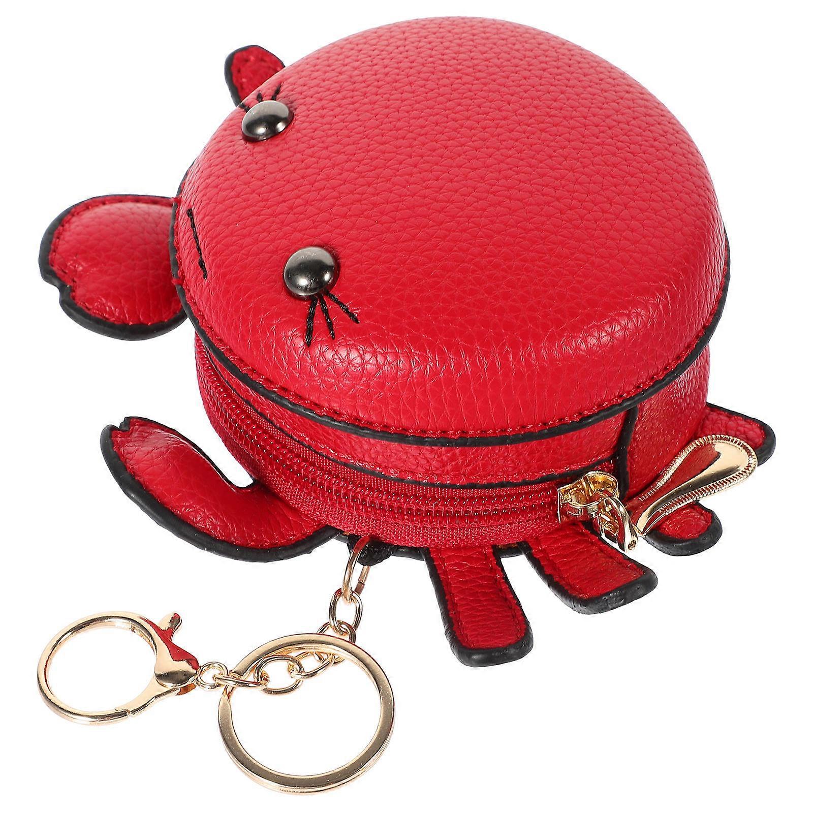 It sounds like you're referring to a product listing or description for a **cartoon crab coin purse**. Here's a polished and professional version of
