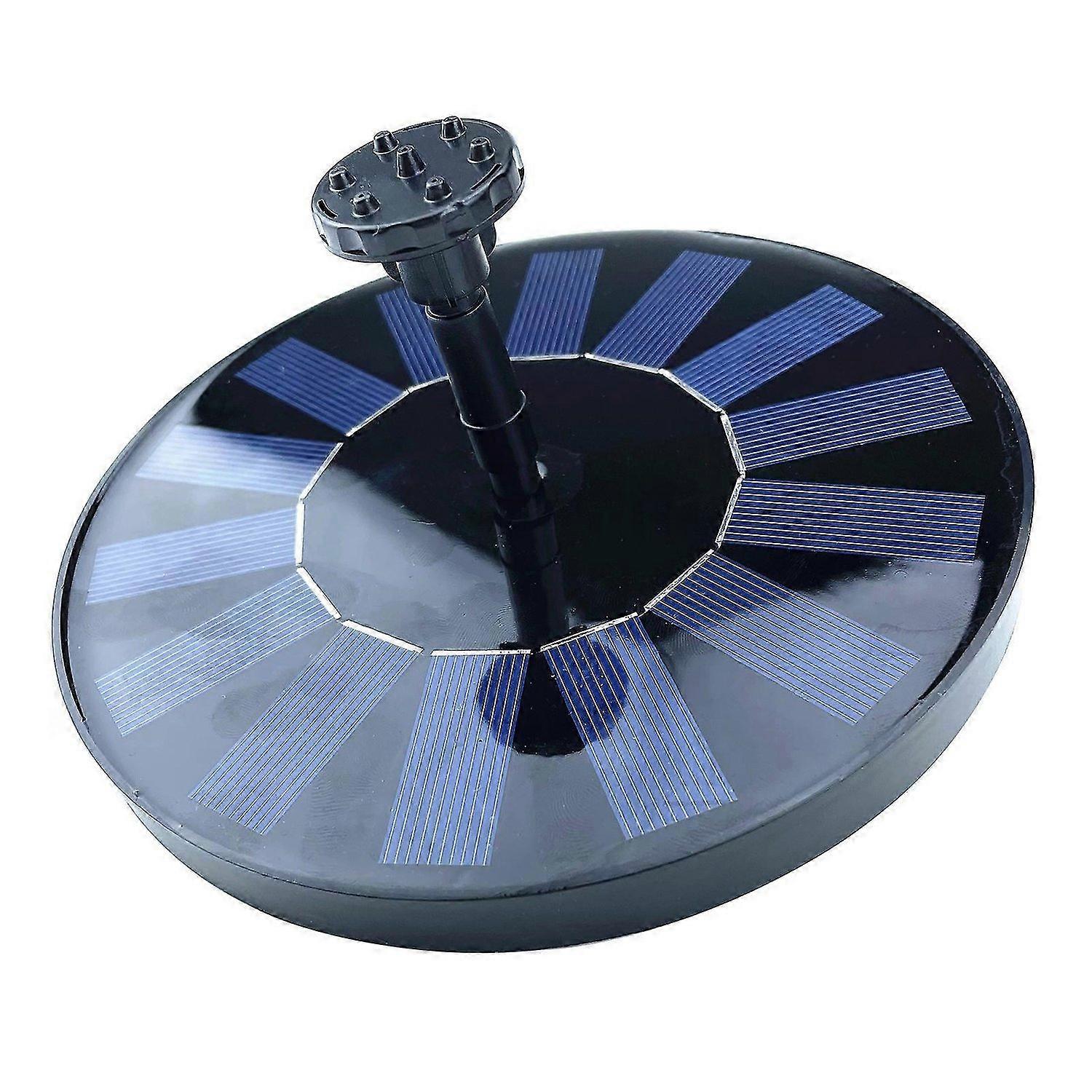 Solar Powered Water Pump 1.7W Solar Panel Water Fountain Bird Bath Small Pond Garden Decoration