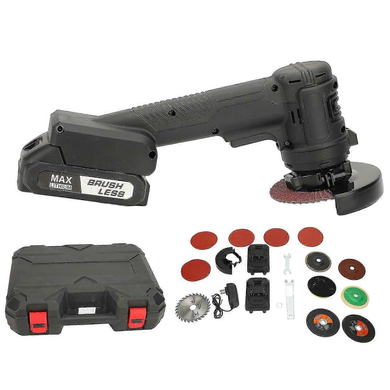 Lithium Angle Grinder Electric Die Portable Cordless Battery Powered for Metal Polishing Cutting 110240V