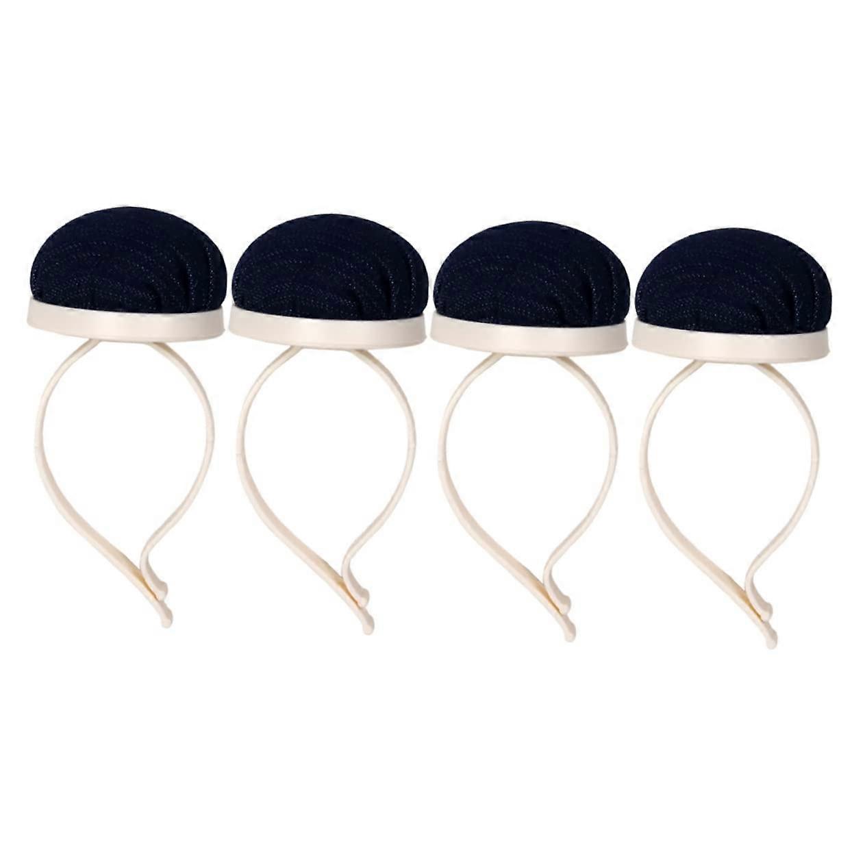 Wrist Pin Cushion 4-Piece Set, Reusable For Hand Sewing, Compact Needle Holder For Projects And Cross-Stitch