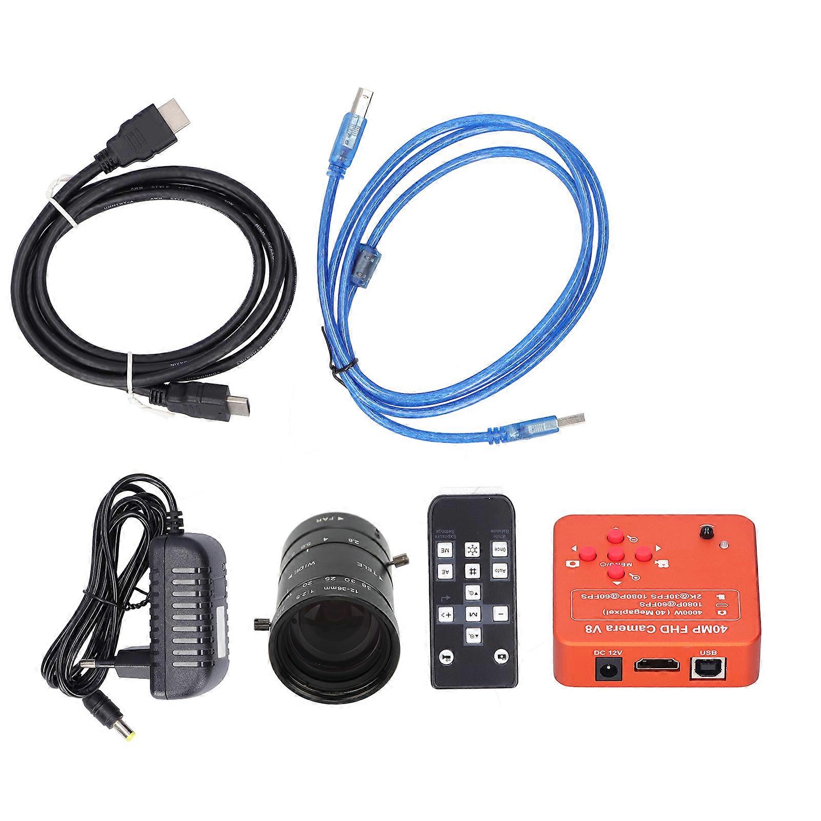 KP‑1326‑4100 40MP Industrial Camera Electron Microscope Camera with Lens AC100‑240V