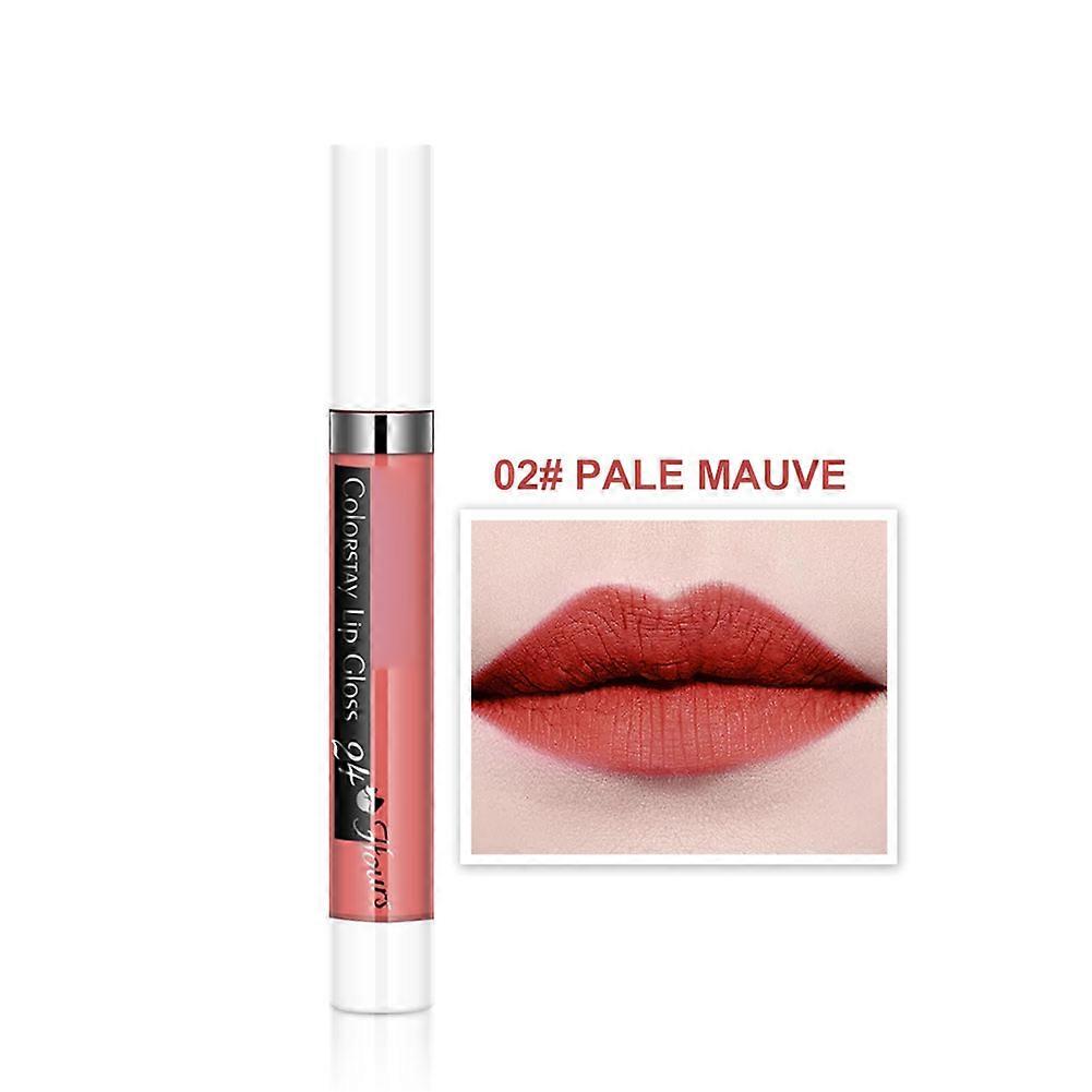 6ml Glitter Lipstick Long lasting NOn sticky Waterproof Liquid Lip Gloss 2#