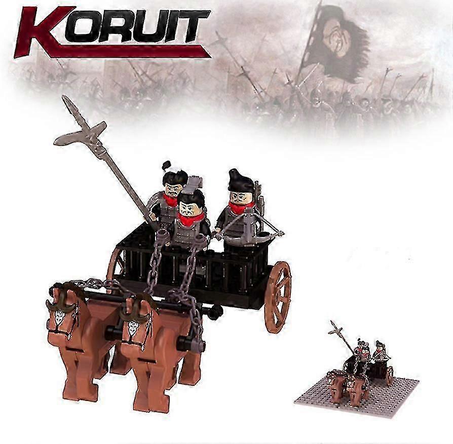 Compatible avec les peuples moyens et anciens Corey Qin Shihuang Daqin Fu Empire Puzzle Blocs de construction assemblés