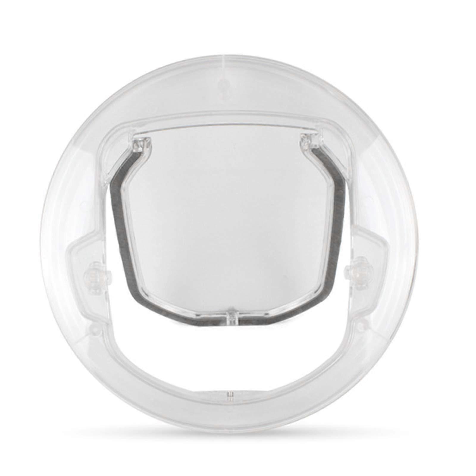 Cat Flaps Pet Door/Cat Flap, Transparent Windproof Flap Door for Glass Door and Window with 4Way Lock, for All Pets to Be and Be