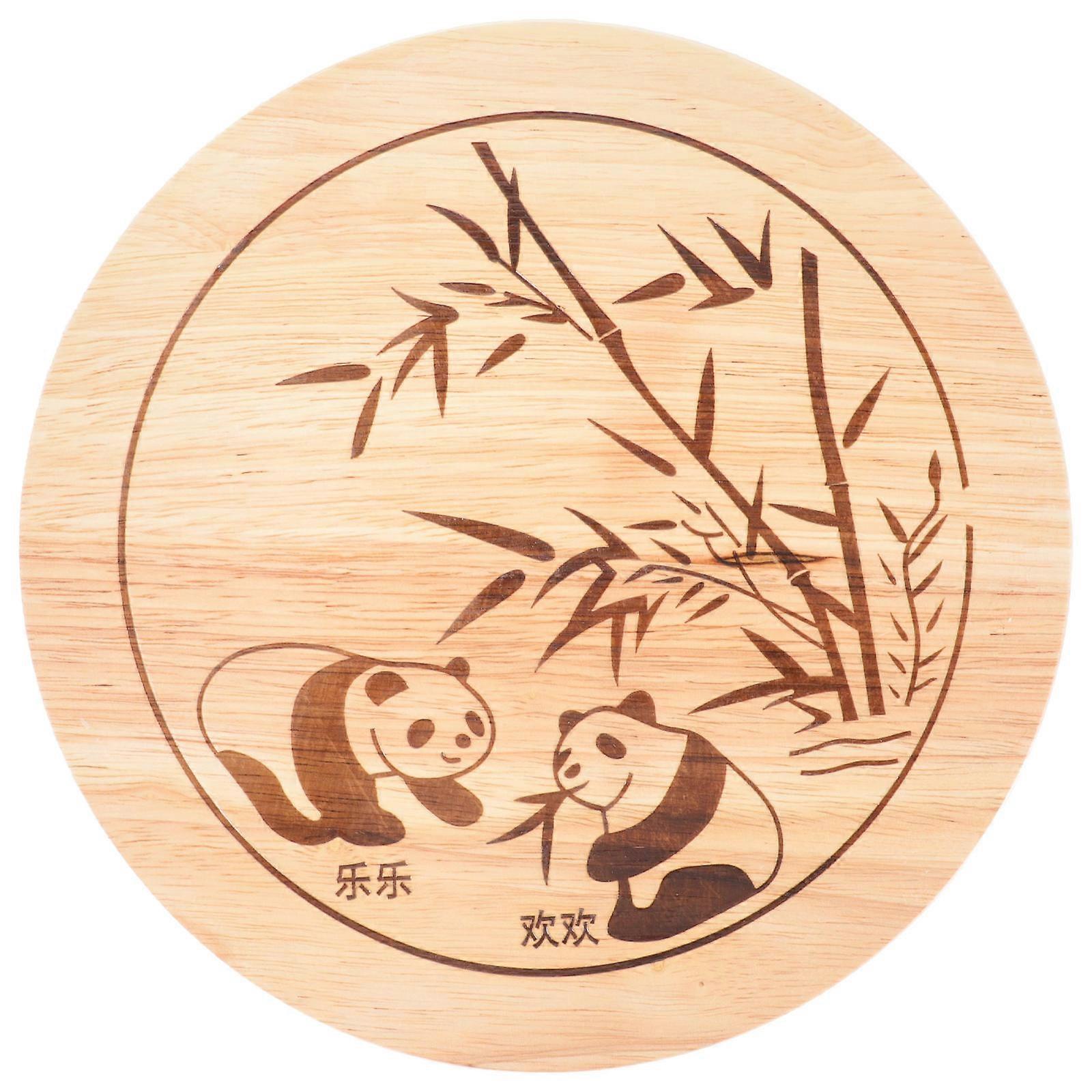 Wooden Round Stool Seat Replacement Part Canteen And Bar Stool Seating Surface Easy To Clean Wood Seating For Restaurant And Home Use